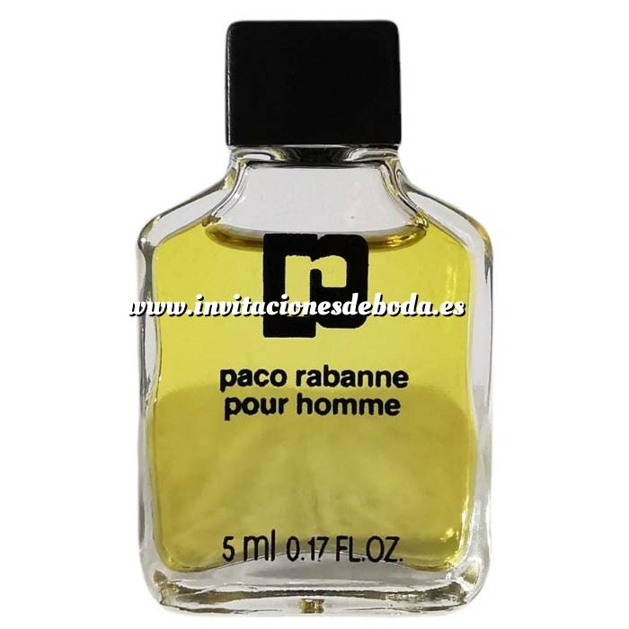 Imagen Mini Perfumes Hombre POUR HOMME by Paco Rabanne EDT 5 ml (En Bolsa de organza) 