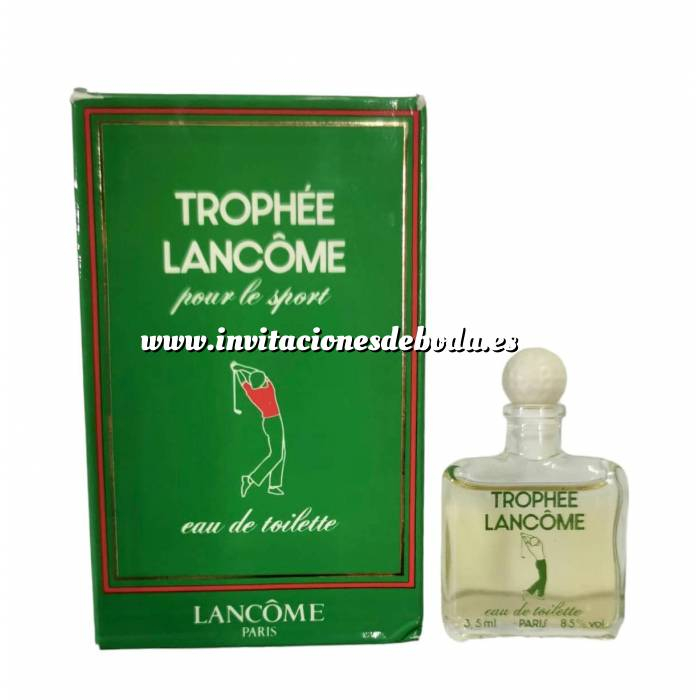Imagen Mini Perfumes Hombre TROPHEE by Lancome EDT 3,5 ml (CAJA DEFECTUOSA) 