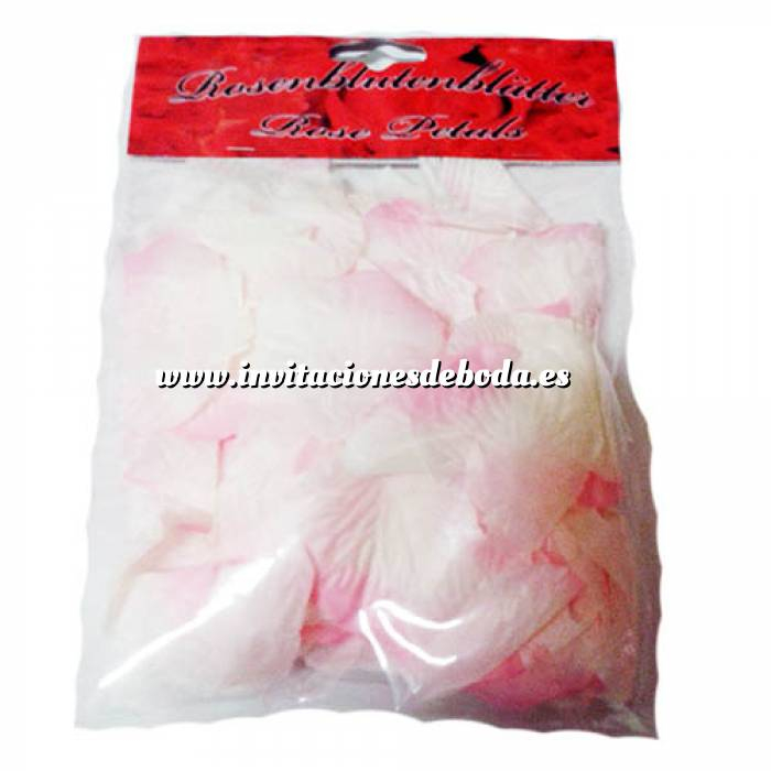 Imagen Pétalos petalos rosa/blanco bolsa 50 uds 