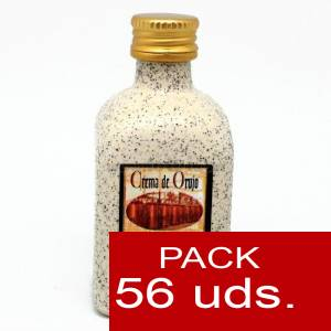 2 Licores, orujos y crema - Mini Crema de Orujo Panizo 5cl - CR CAJA DE 56 UDS