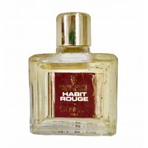 Mini Perfumes Hombre - Habit Rouge 4ml Guerlain en bolsa de organza de regalo (defectuoso) 