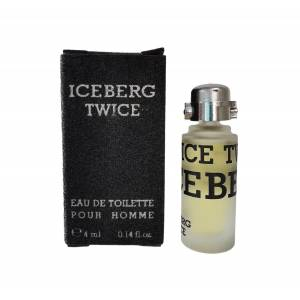 Mini Perfumes Hombre - TWICE POUR HOMME by Iceberg EDT 4 ml en caja 