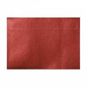 Sobres C5 16x22 - Sobre Perlado Rojo c5 (Rojo Cardenal) 
